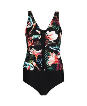 Lentiginni badpak zwart