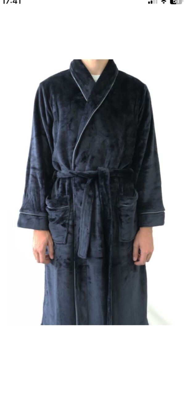 Heren badjas fleece